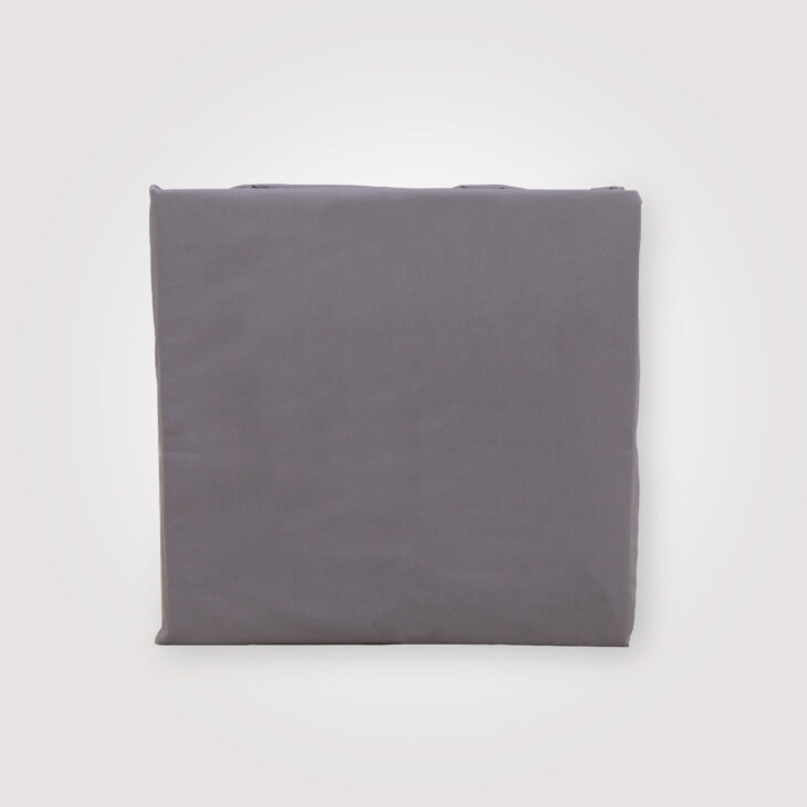 Fitted Sheet Grey 100% Cotton 200TC (180X200X40)