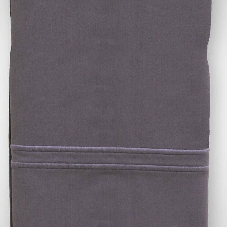 Pillow Case Gray 2 pcs. Set 100% Cotton - Image 2
